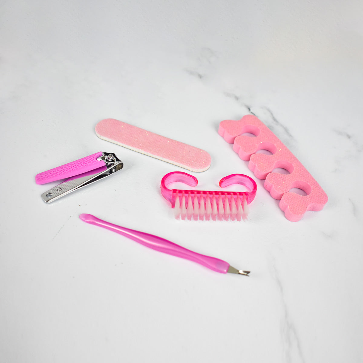 Kit de Pedicure Rosa 5 piezas