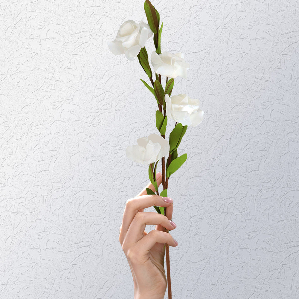 Ramo de Rosas 4 Cabezas color Blanco