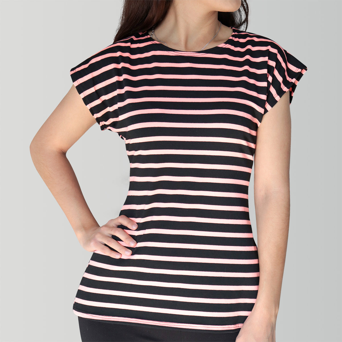 Playera Rayada para Dama