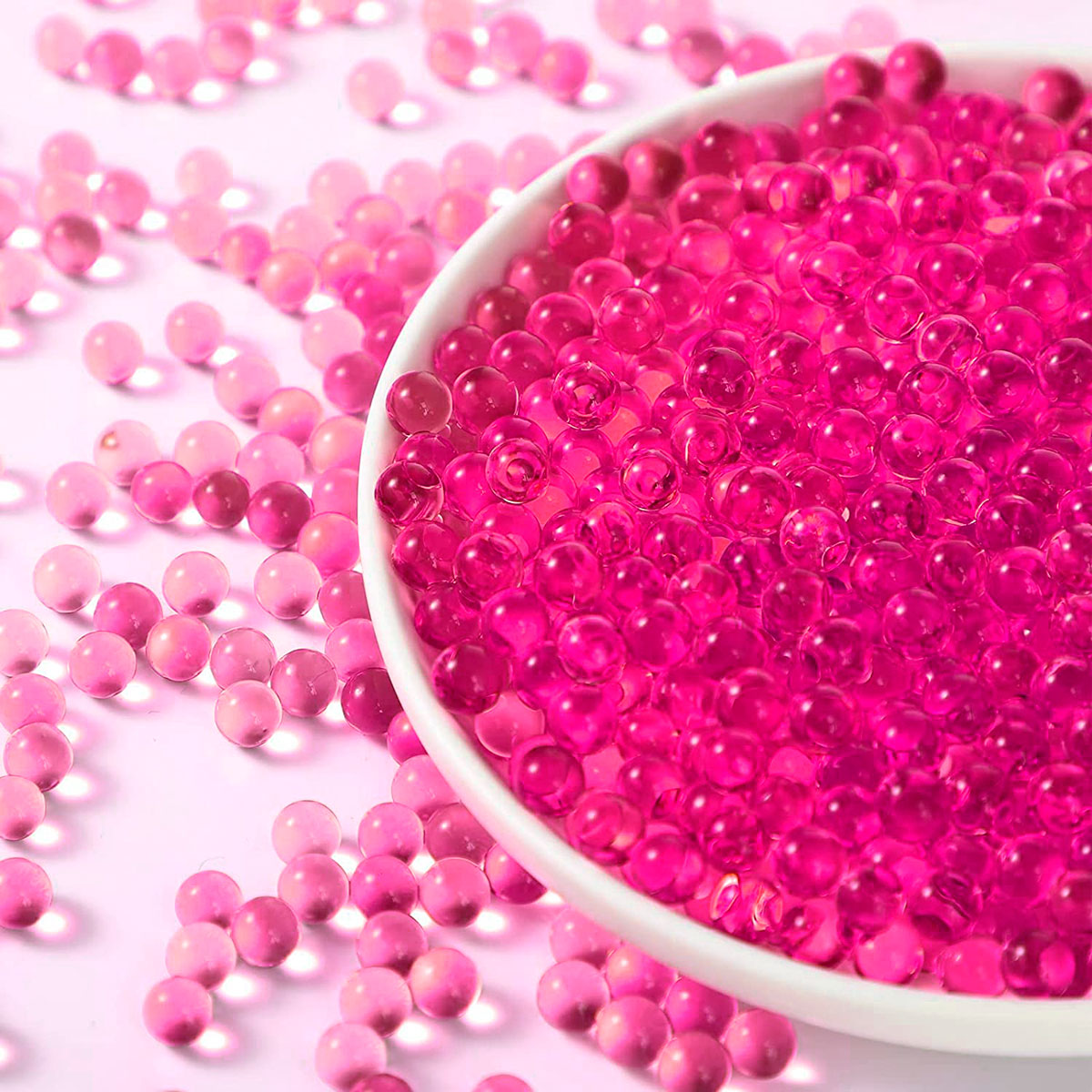 Bolitas de Hidrogel Color Rosa 500gr