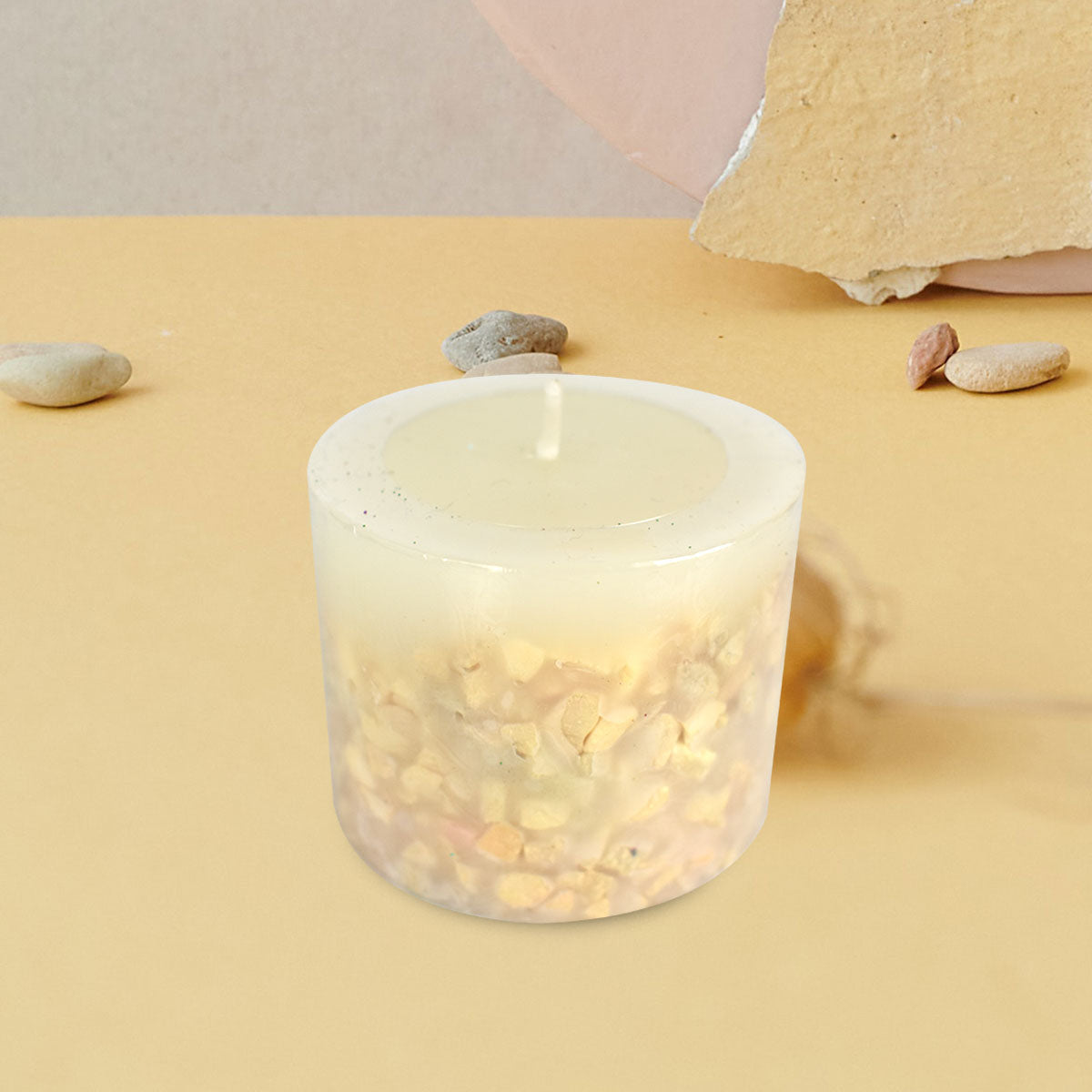 Vela Home Inspiration color Crema 5.5x6cm