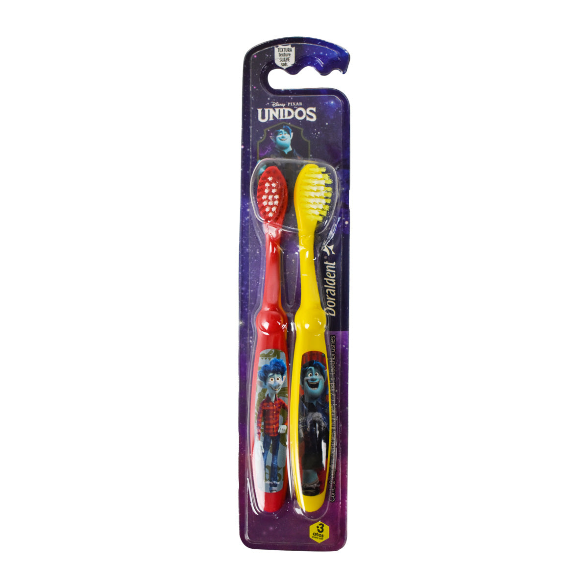 Set de 2 Cepillos Infantiles Disney Pixar Unidos