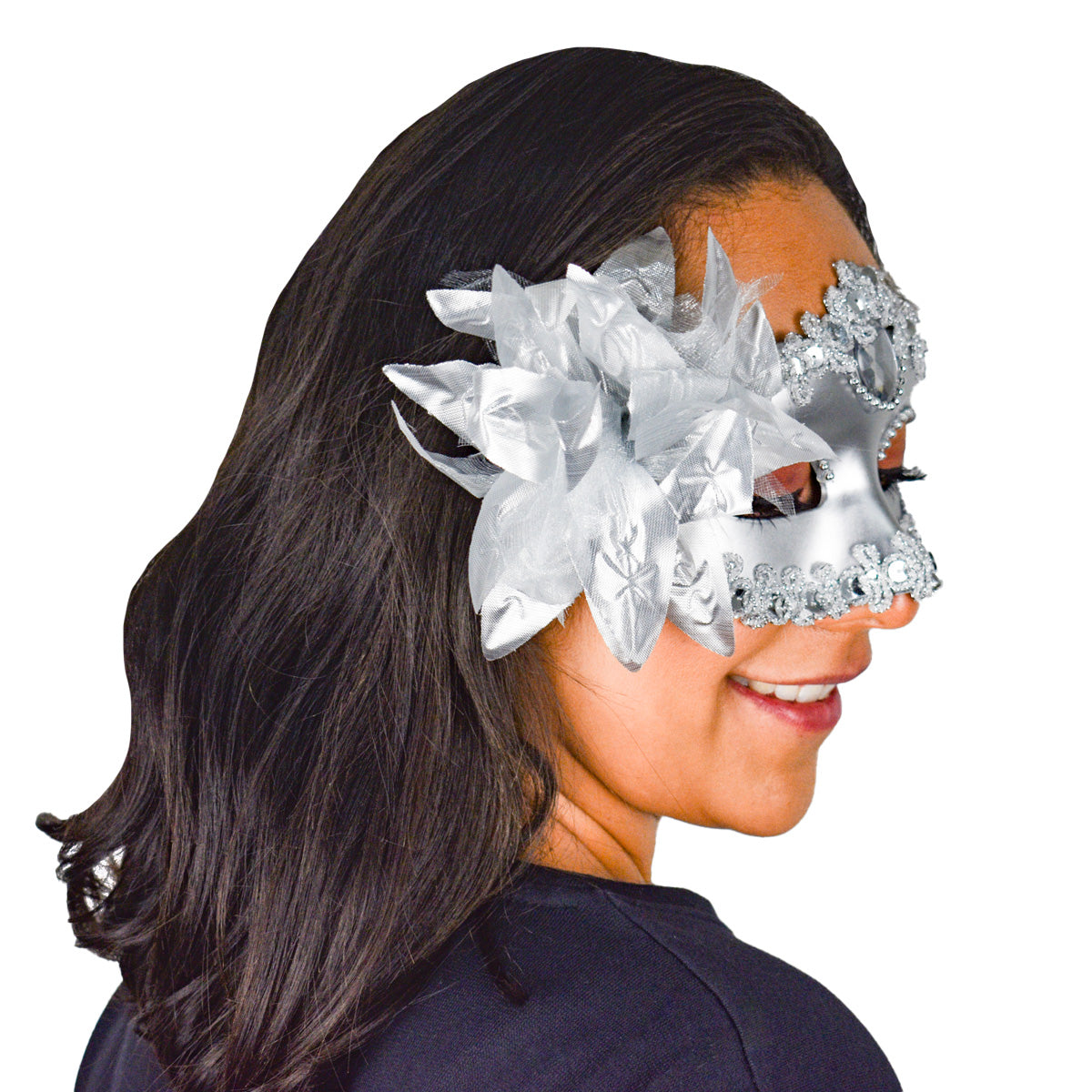 Máscara para Disfraz Plata