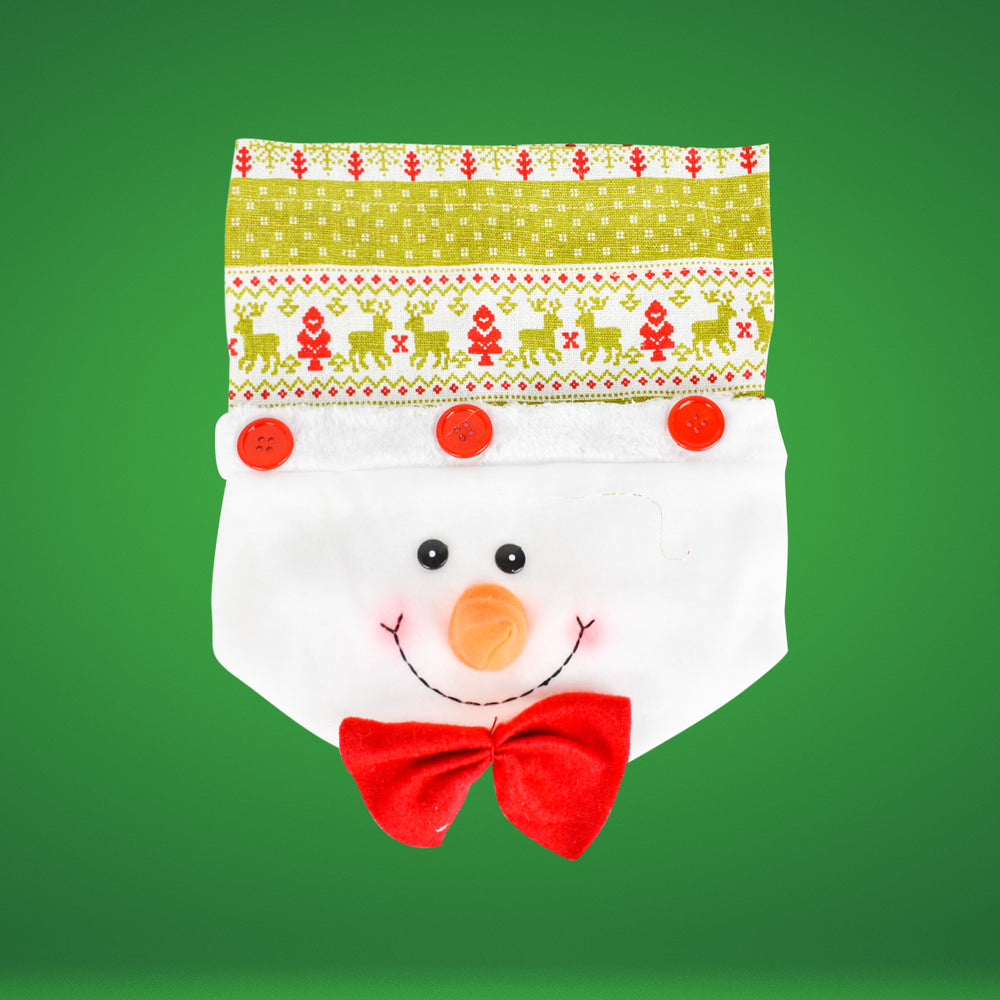 Bolso Navideño Muñeco de Nieve 26x22cm