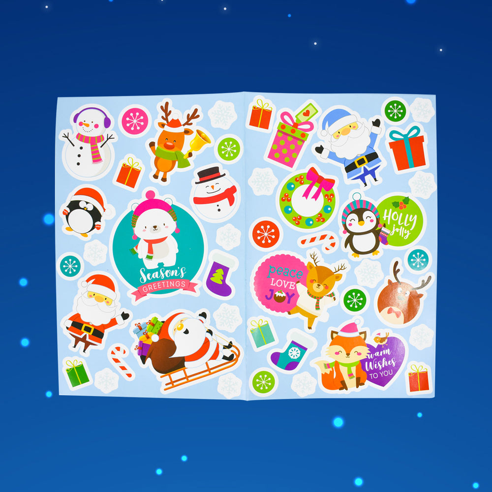 Stickers/Estampas Navideñas 3 Hojas