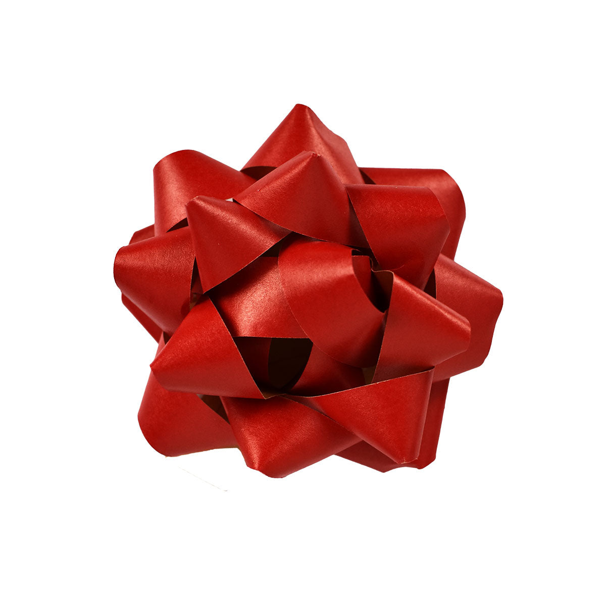 Moños para Regalo Navideño, Color Rojo, 2 piezas.