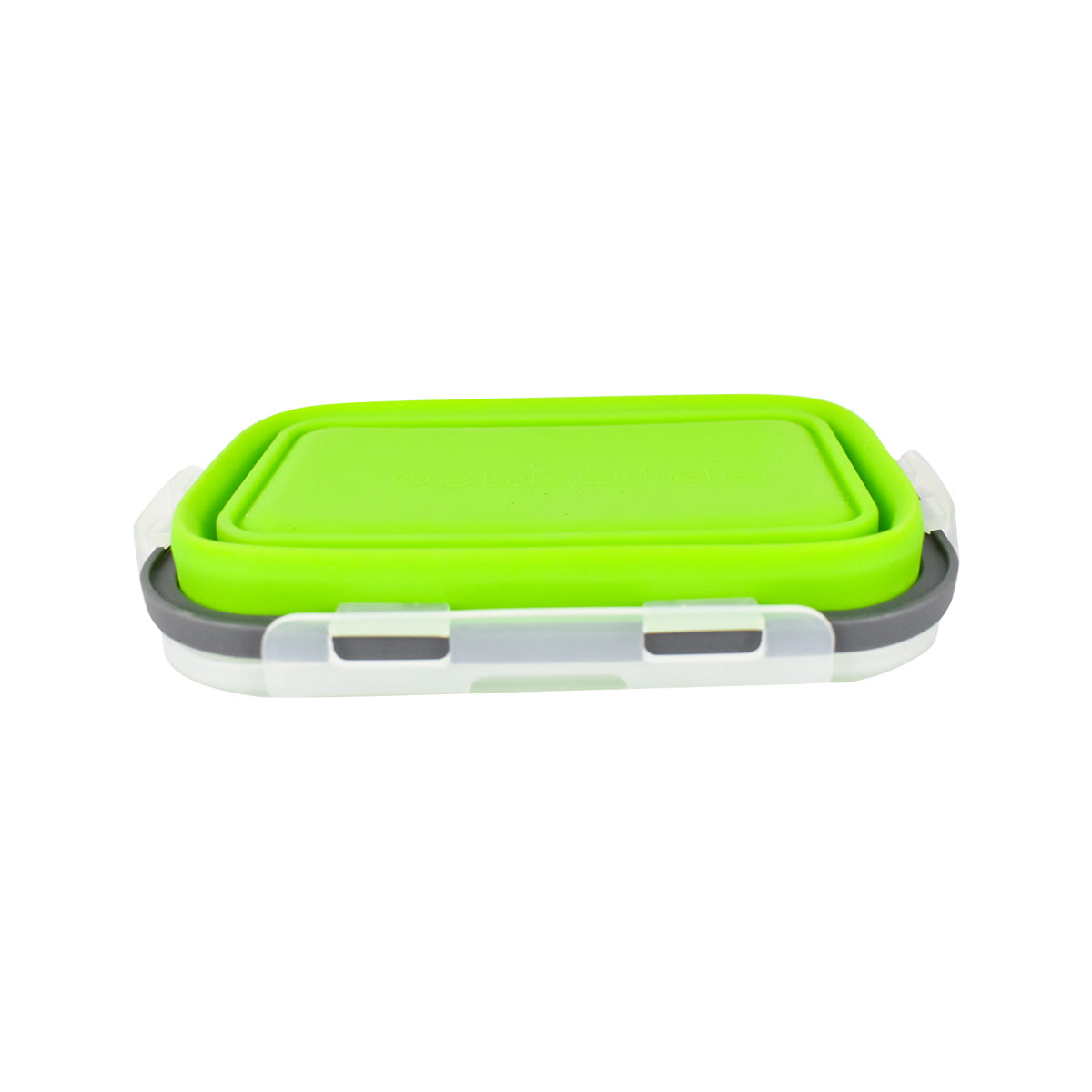 Tazón rectangular de silicón plegable 500ml
