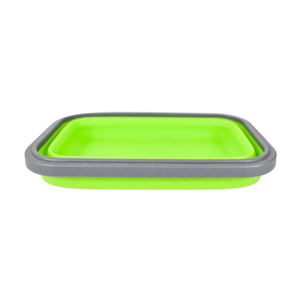Tazón rectangular de silicón plegable 500ml