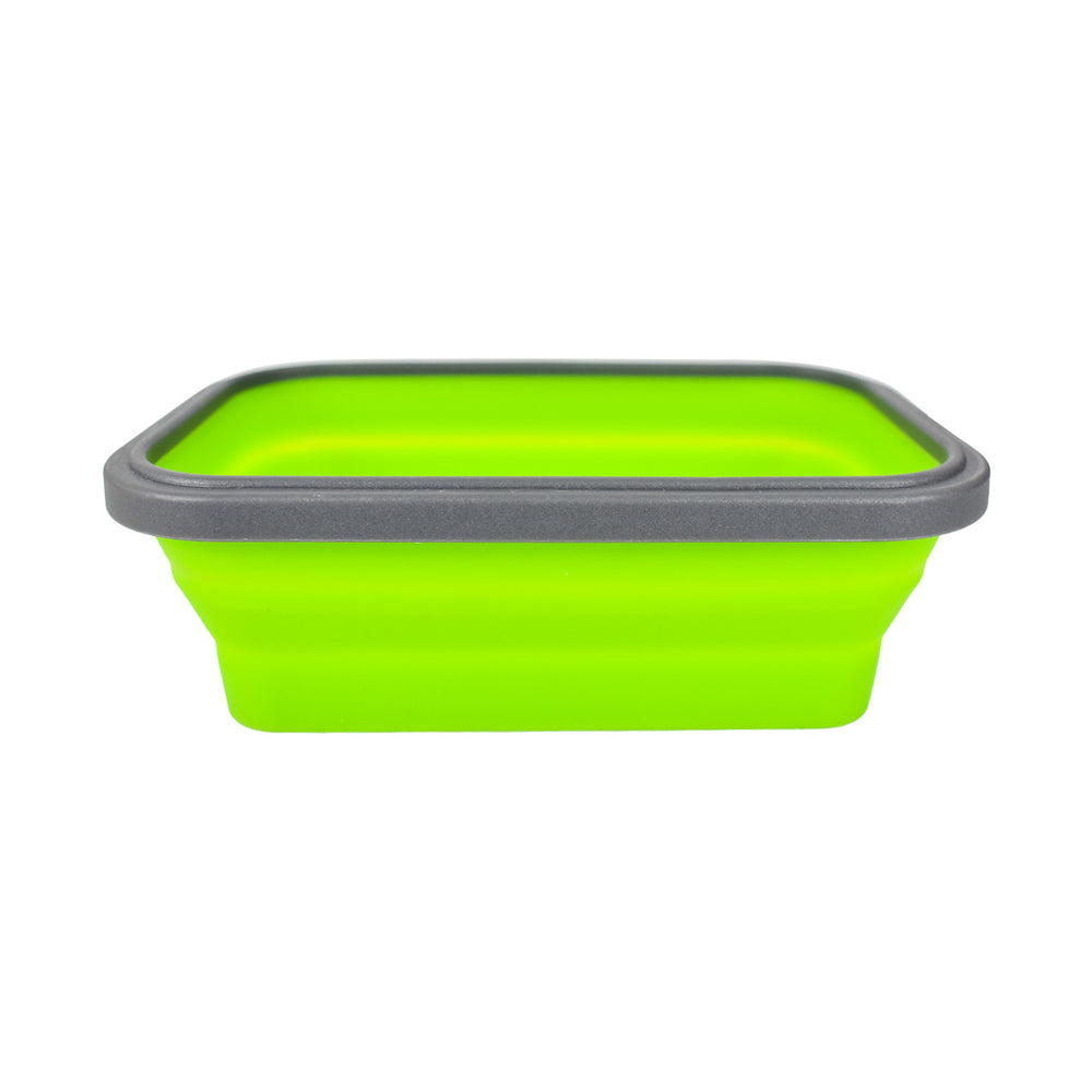 Tazón rectangular de silicón plegable 500ml