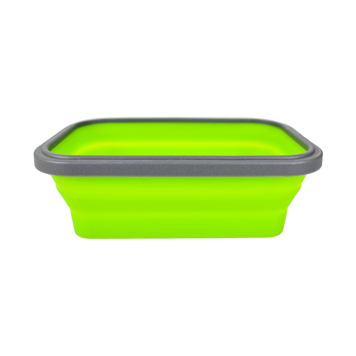 Tazón rectangular de silicón plegable 500ml
