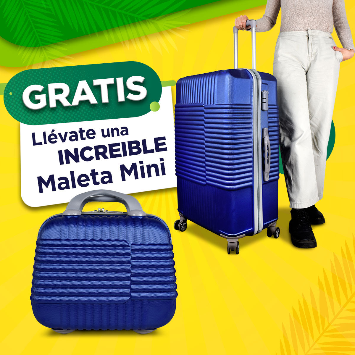 Maleta de Viaje Blue 43X26X65 – Waldo's