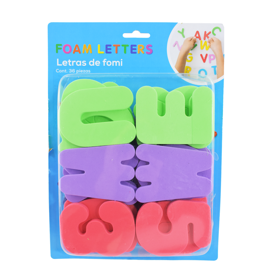 Set de 36 Letras Foami (4762236813361)