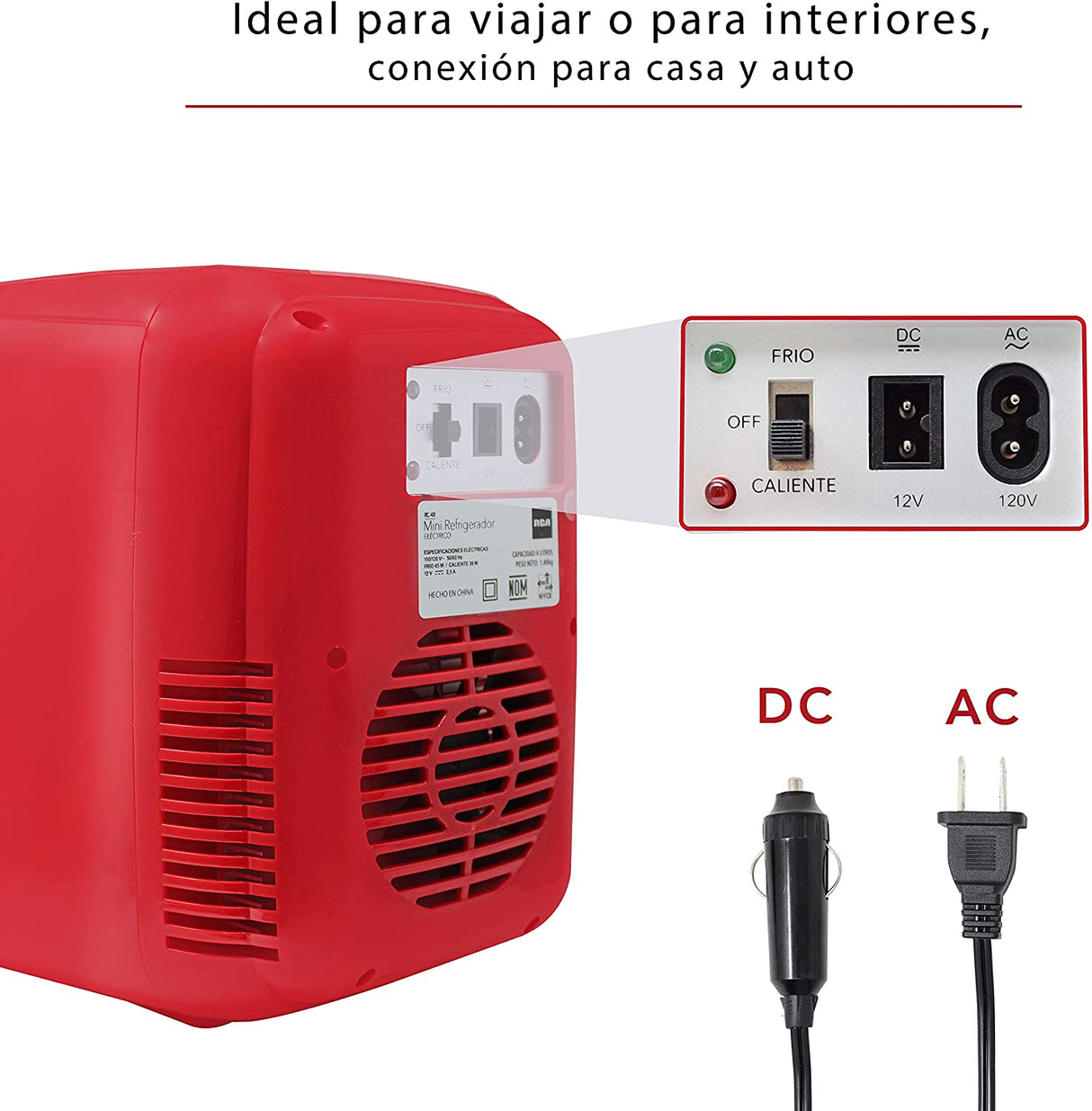 Mini Refrigerador RCA Rojo