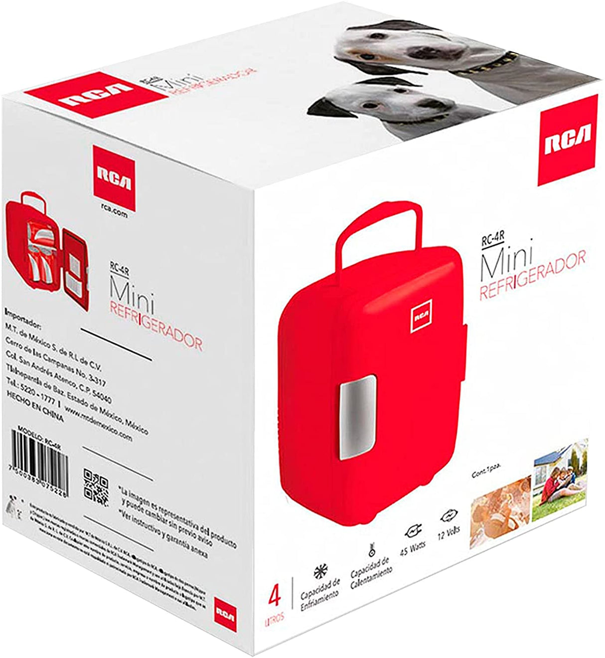 Mini Refrigerador RCA Rojo