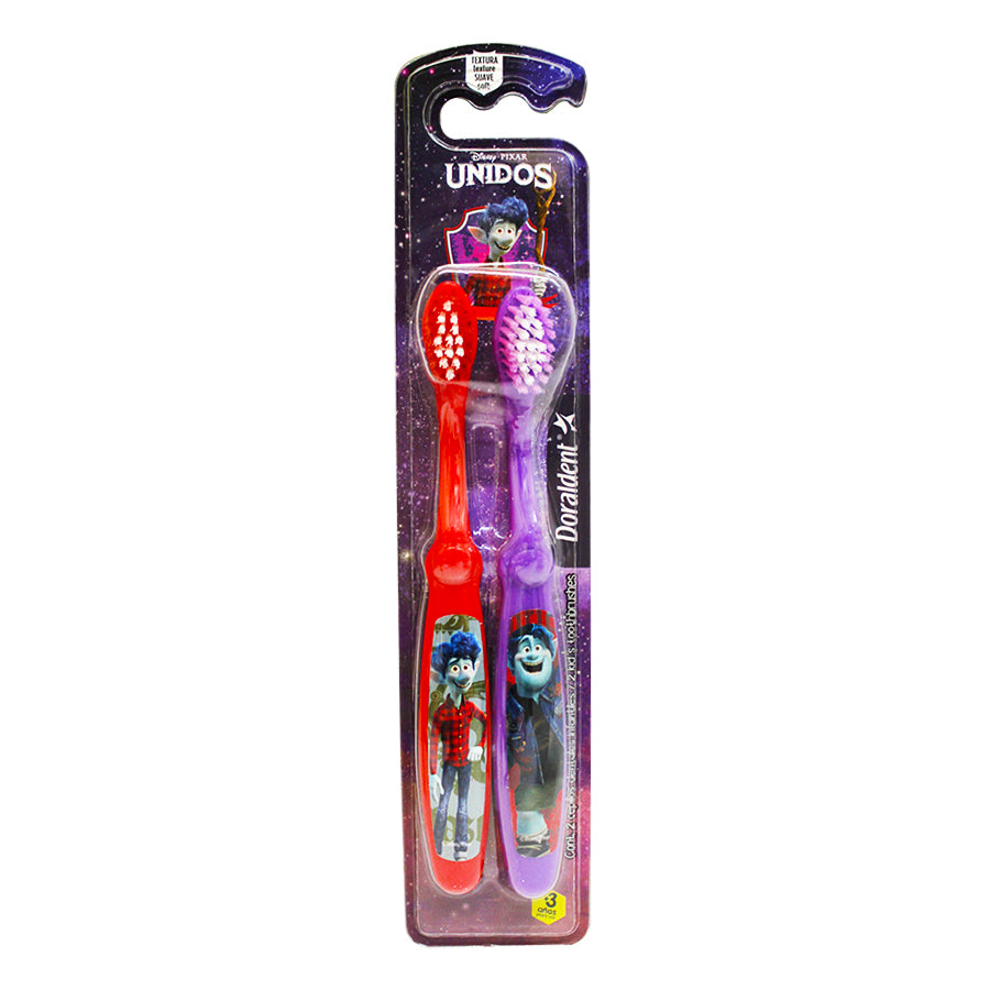 Set de 2 Cepillos Infantiles Disney Pixar Unidos
