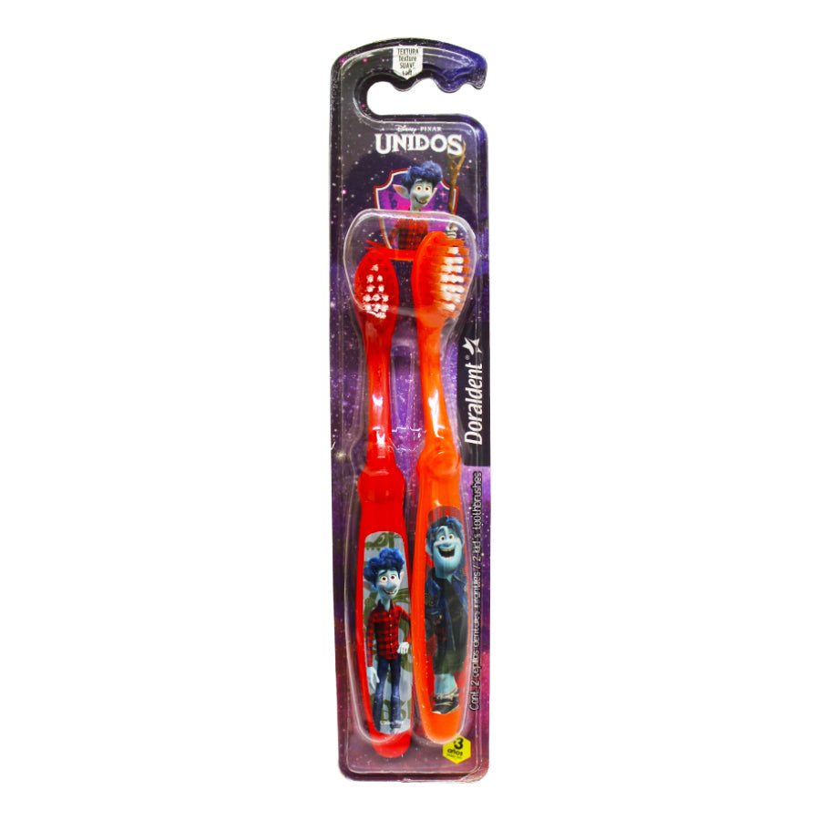 Set de 2 Cepillos Infantiles Disney Pixar Unidos