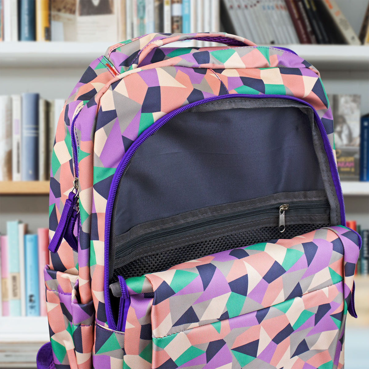 Mochila de Figuras color Rosa/Morado