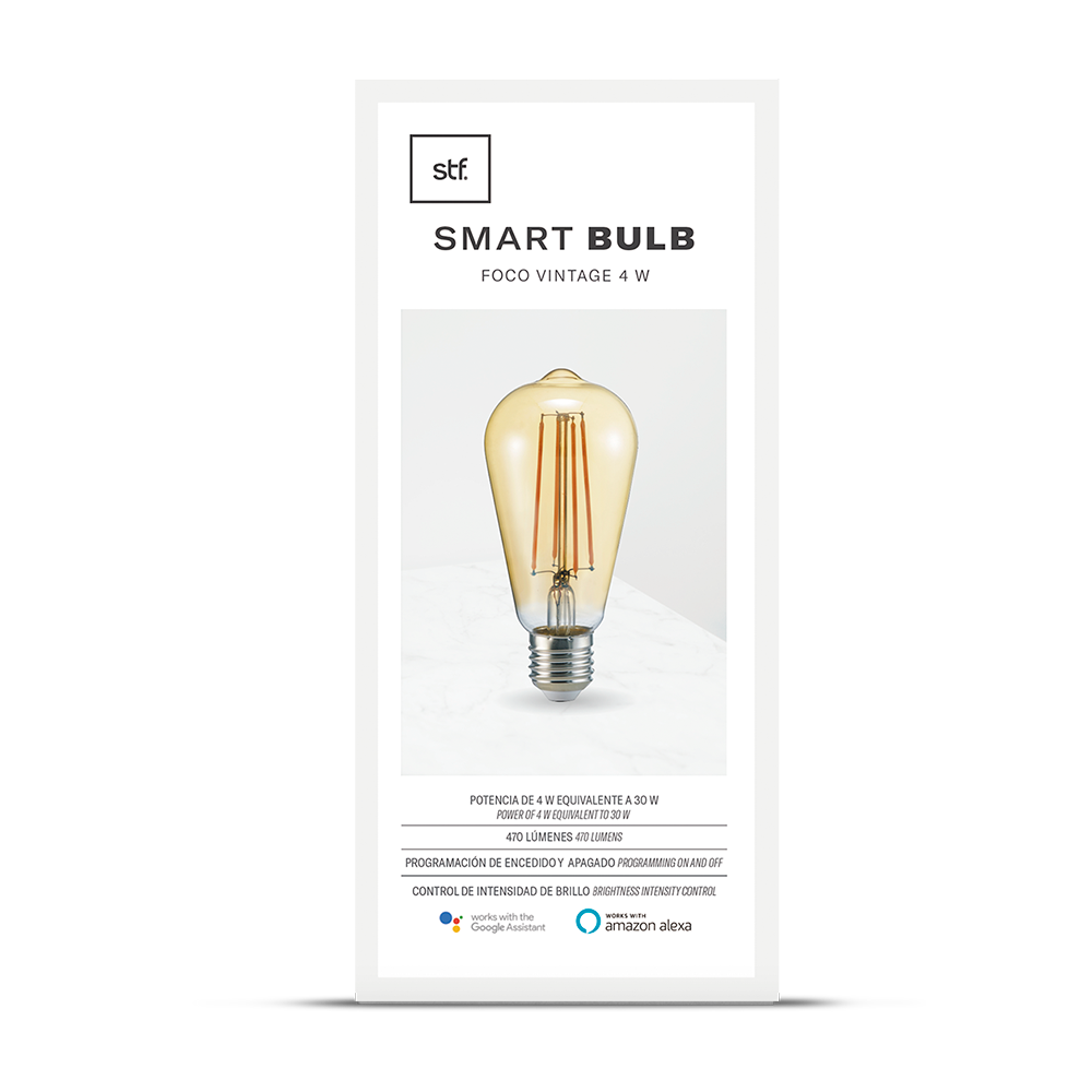 Mini Foco Inteligente Vintage LED