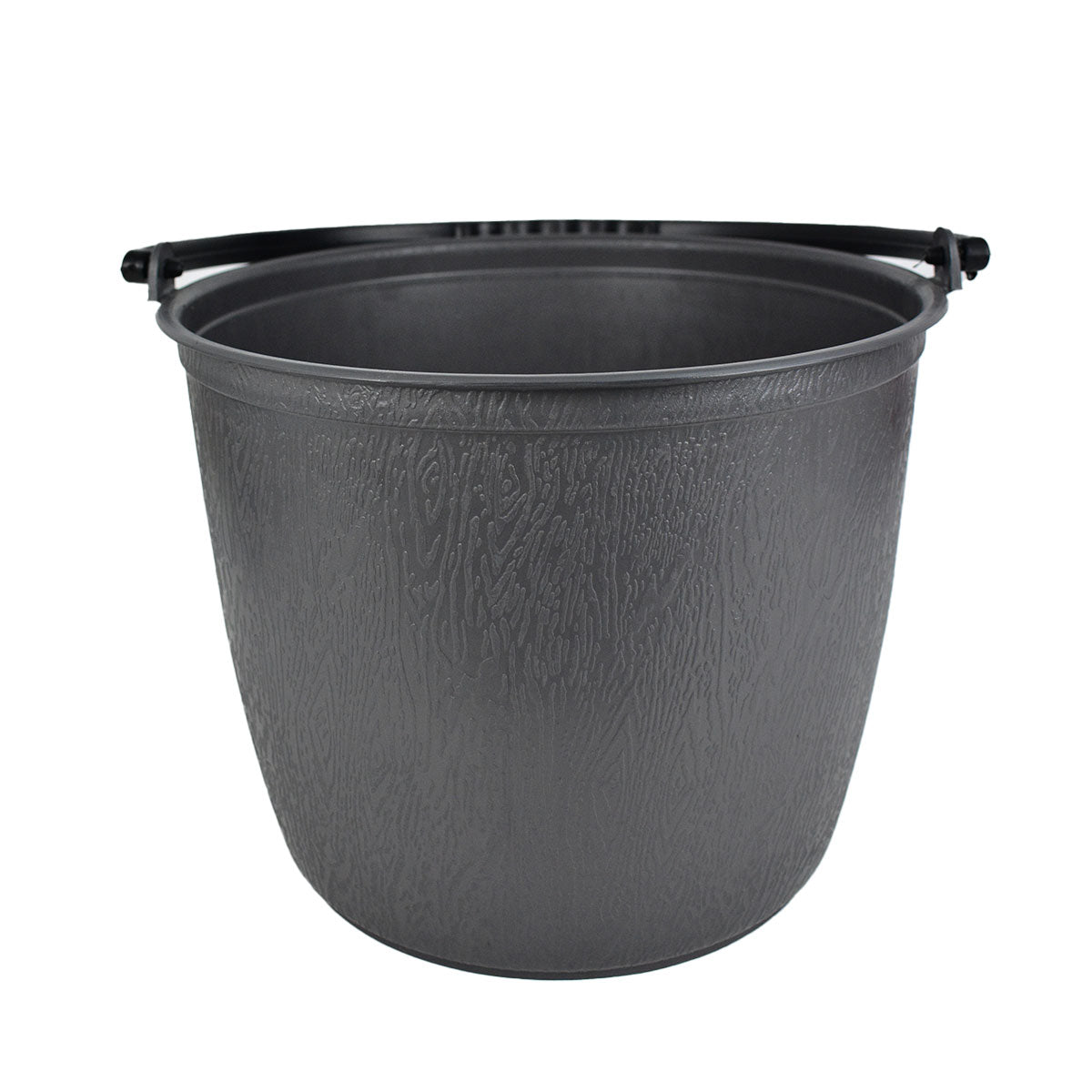 Cubeta Cilíndrica Gris Oscuro