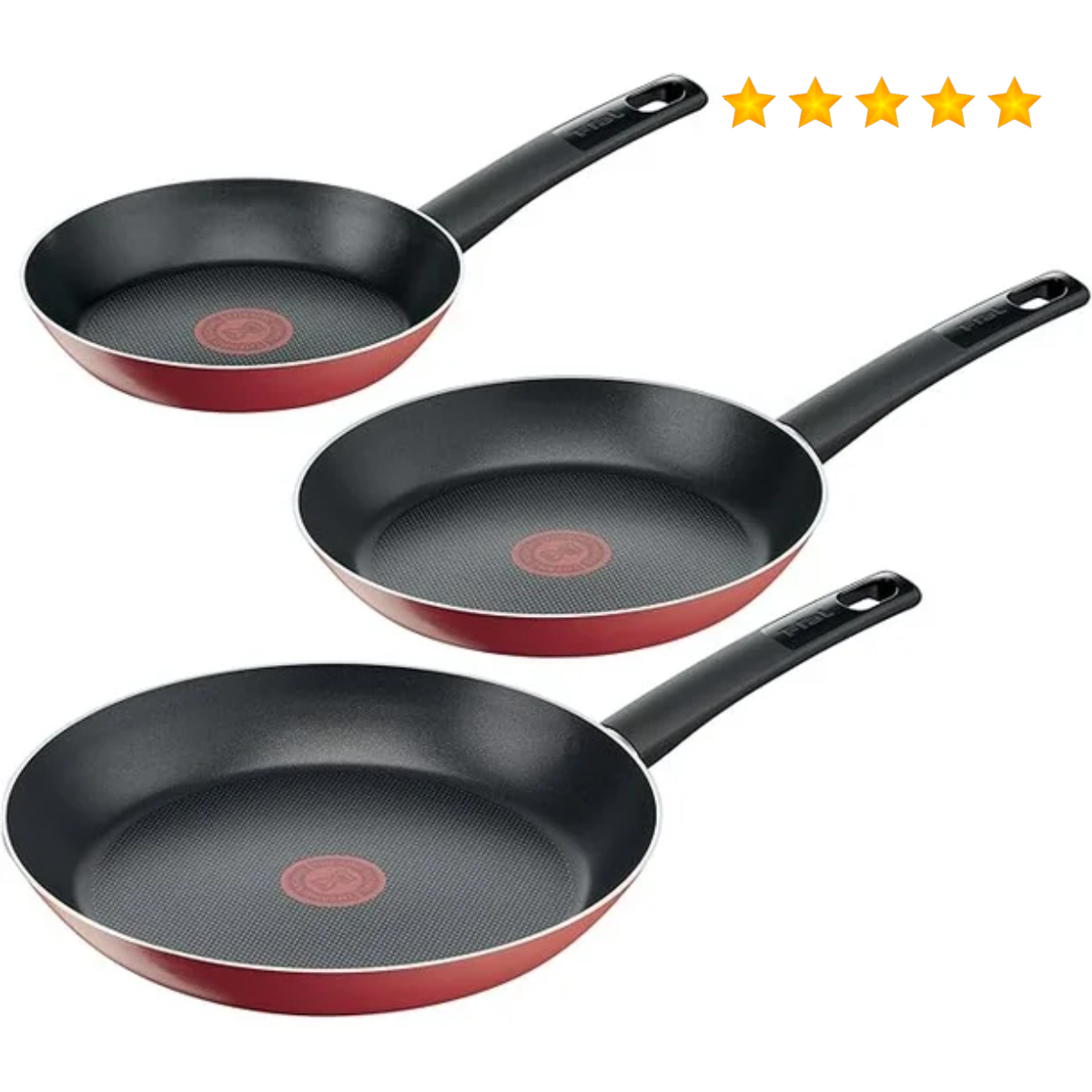 Juego de Sartenes T-fal Vital  20,24,26 cm 0249000 *