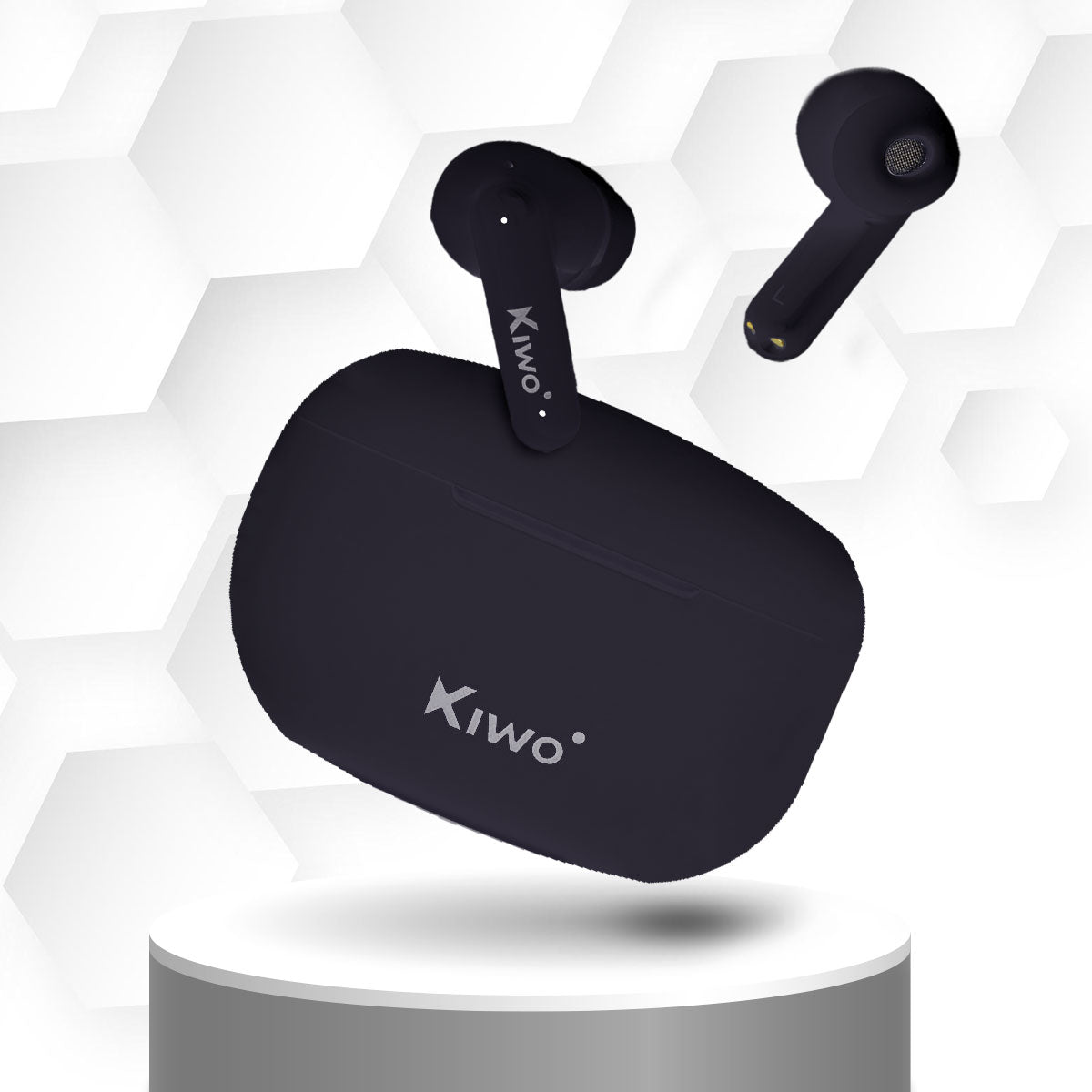 Audífonos Inalámbricos True Wireless Nai color Negro, Kiwo