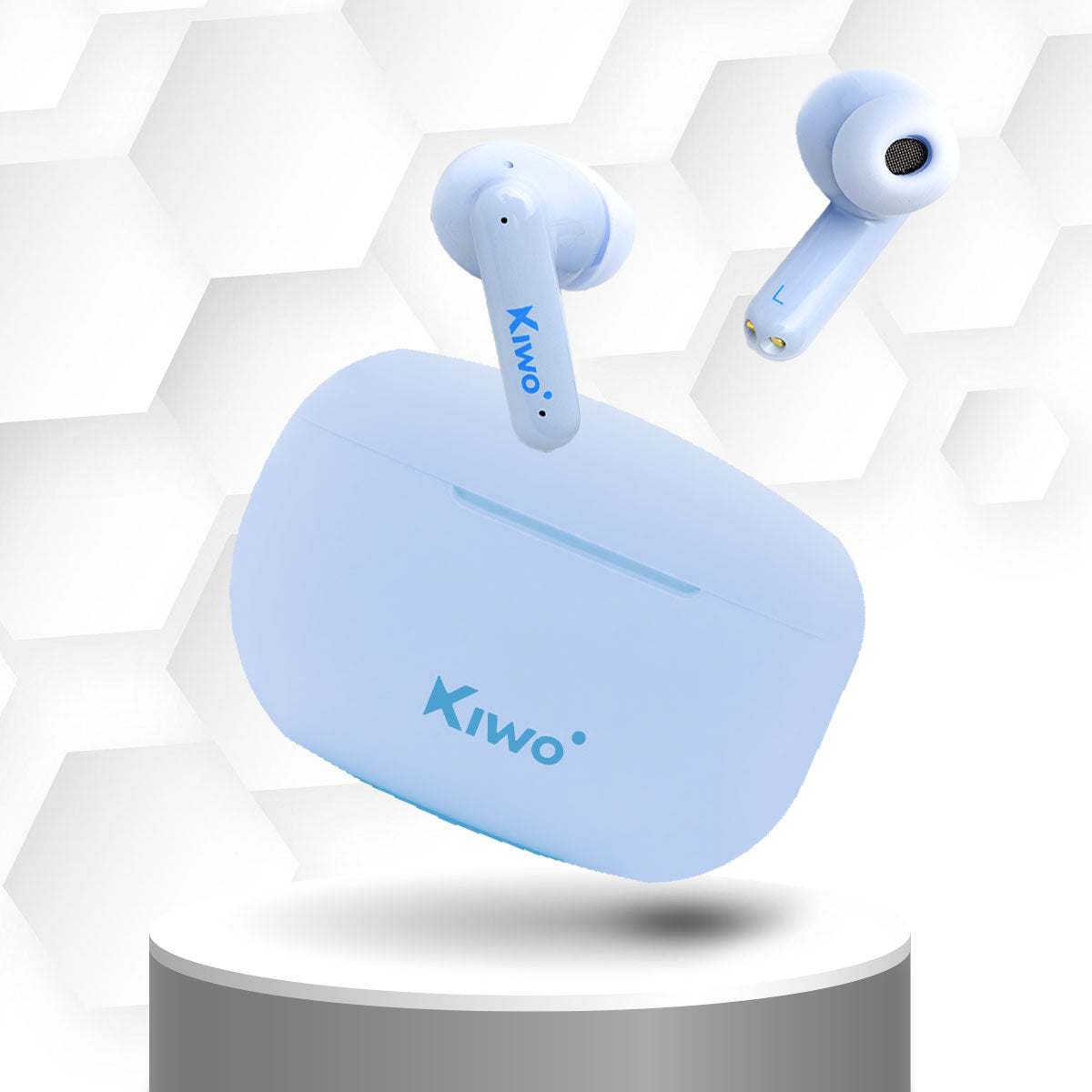 Audífonos Inalámbricos True Wireless Nai color Azul, Kiwo