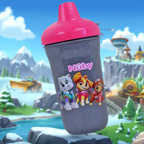 Vaso Entrenador Antiderrames Nuby, Glitter, Paw Patrol