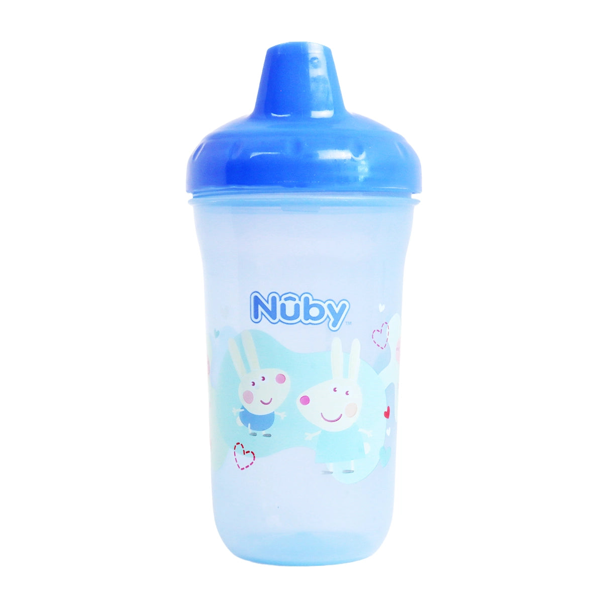 Vaso Entrenador Antiderrames Nuby, Pepa Pig, Color Azul, 300 ml