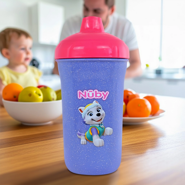 Vaso Entrenador Antiderrames Nuby, Paw Patrol, Glitter