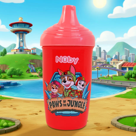 Vaso Entrenador Antiderrames Nuby, Paw Patrol, Color Rojo