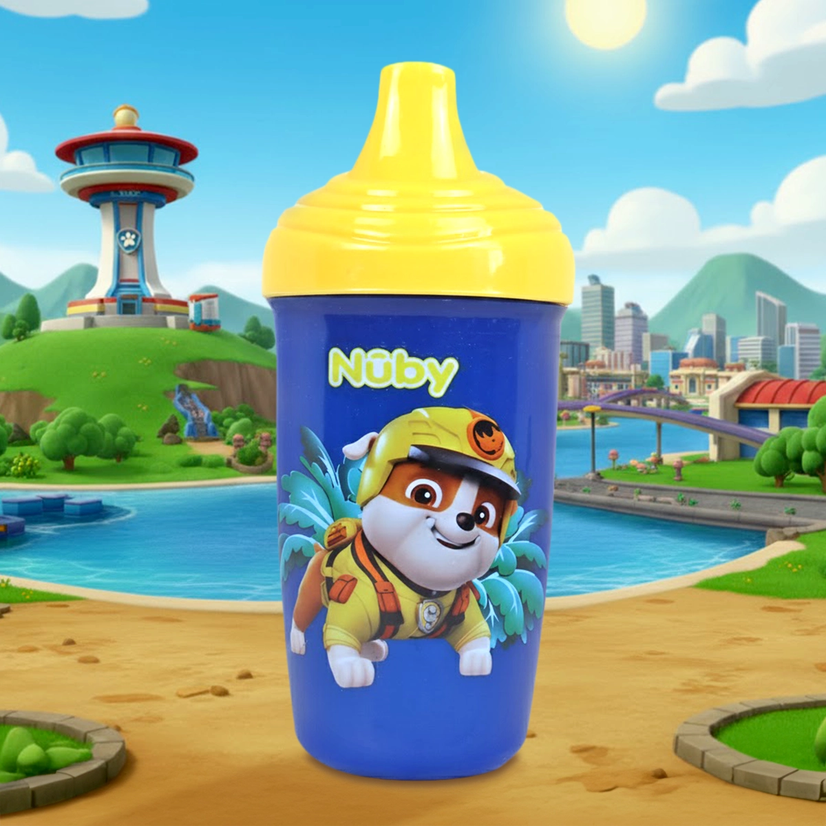 Vaso Entrenador Antiderrames Nuby, Paw Patrol, 300 ml