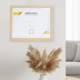 Porta Documento, Marco Color Madera