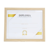 Porta Documento, Marco Color Madera