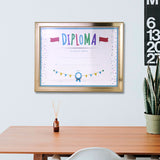 Portadocumento con Marco color Oro, 30x24cm