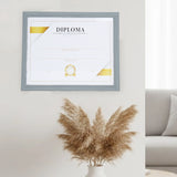 Porta Documento, Marco Color Gris