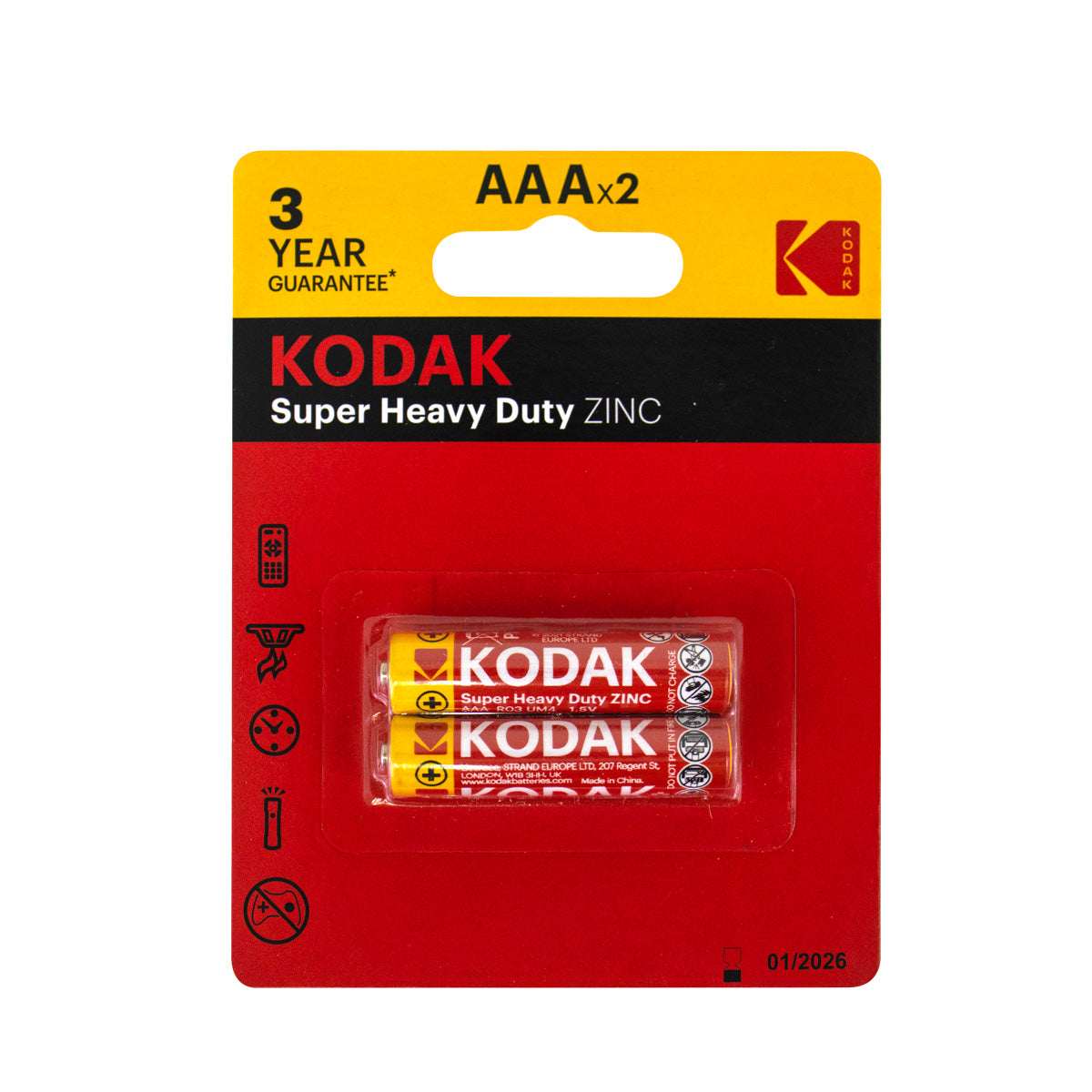 Kodak, Batería AAA, 2 pzs.