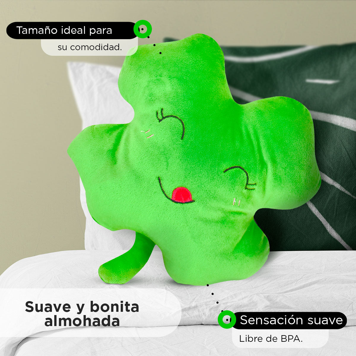 Kit de Peluche, Trébol de la Suerte ¡Llévate 3 y paga 2!