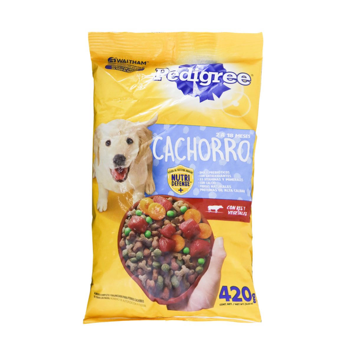 Pedigree, Alimento para Perros Cachorros, con Res y Vegetales