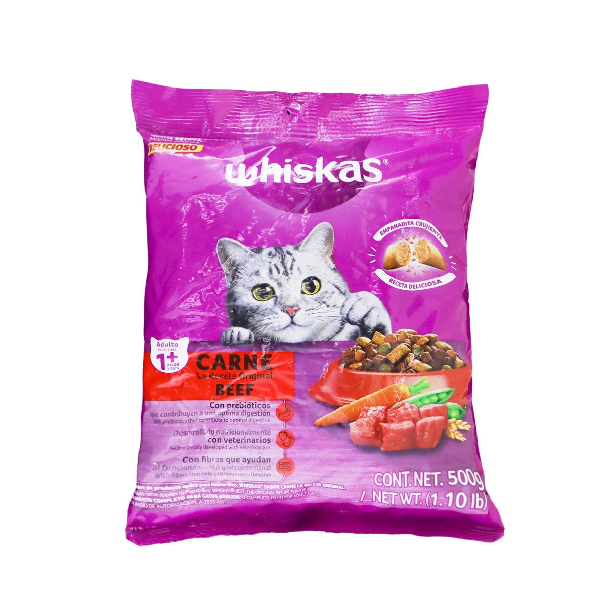 Whiskas, Comida para Gatos, Croquetas Sabor Carne