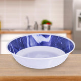 Plato para Sopa color Azul con Blanco,19 cm