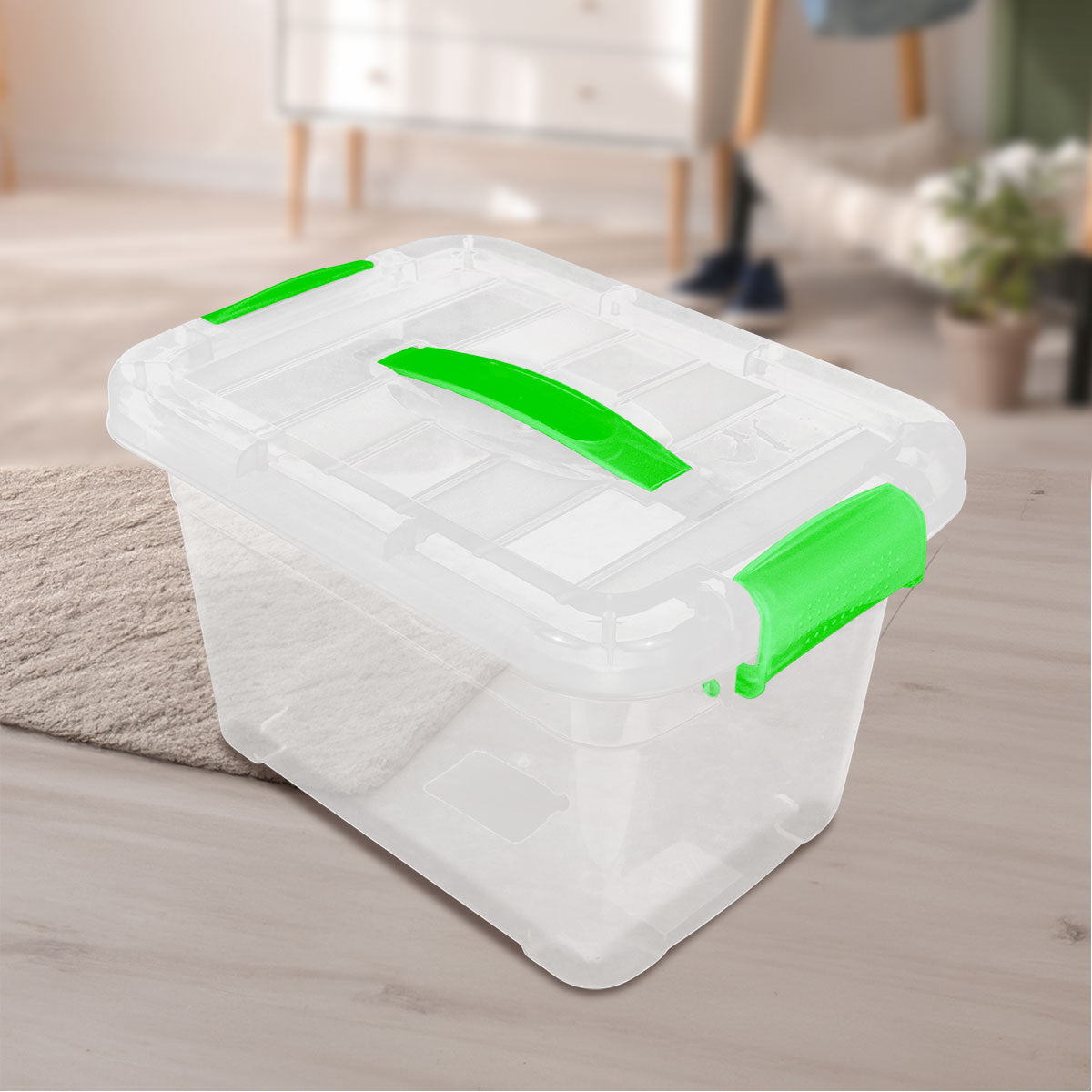 Caja de Plástico Venecia color Verde 6L