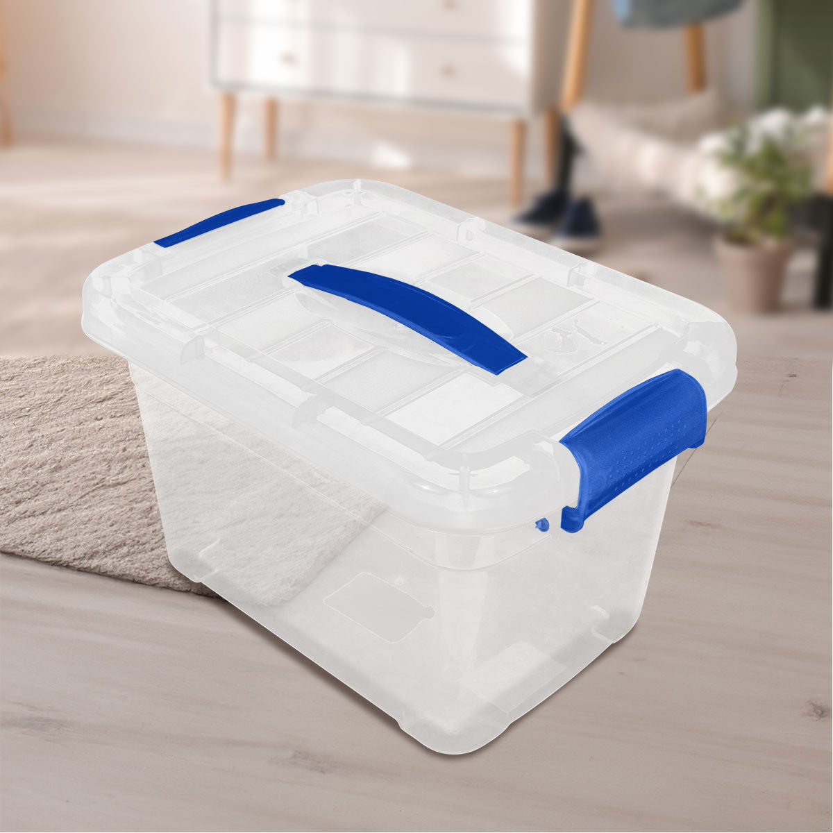 Caja de Plástico Venecia color Azul Rey 6L