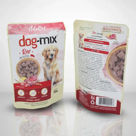 Alimento Húmedo Balanceado para Perro, Dog Mix, Adulto, Res, 100 gr
