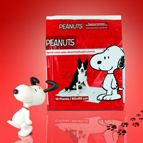 Tapete Entrenador para Mascotas Desechable Snoopy 12 piezas