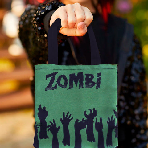 Bolsa de Tela para Dulces con Diseño de Zombie