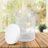 Contenedor Multiusos Transparente con Tapa Blanca 1.89 Lt.