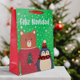 Paquete Navidad con 6 Bolsas para Regalo con Diseño Navideño