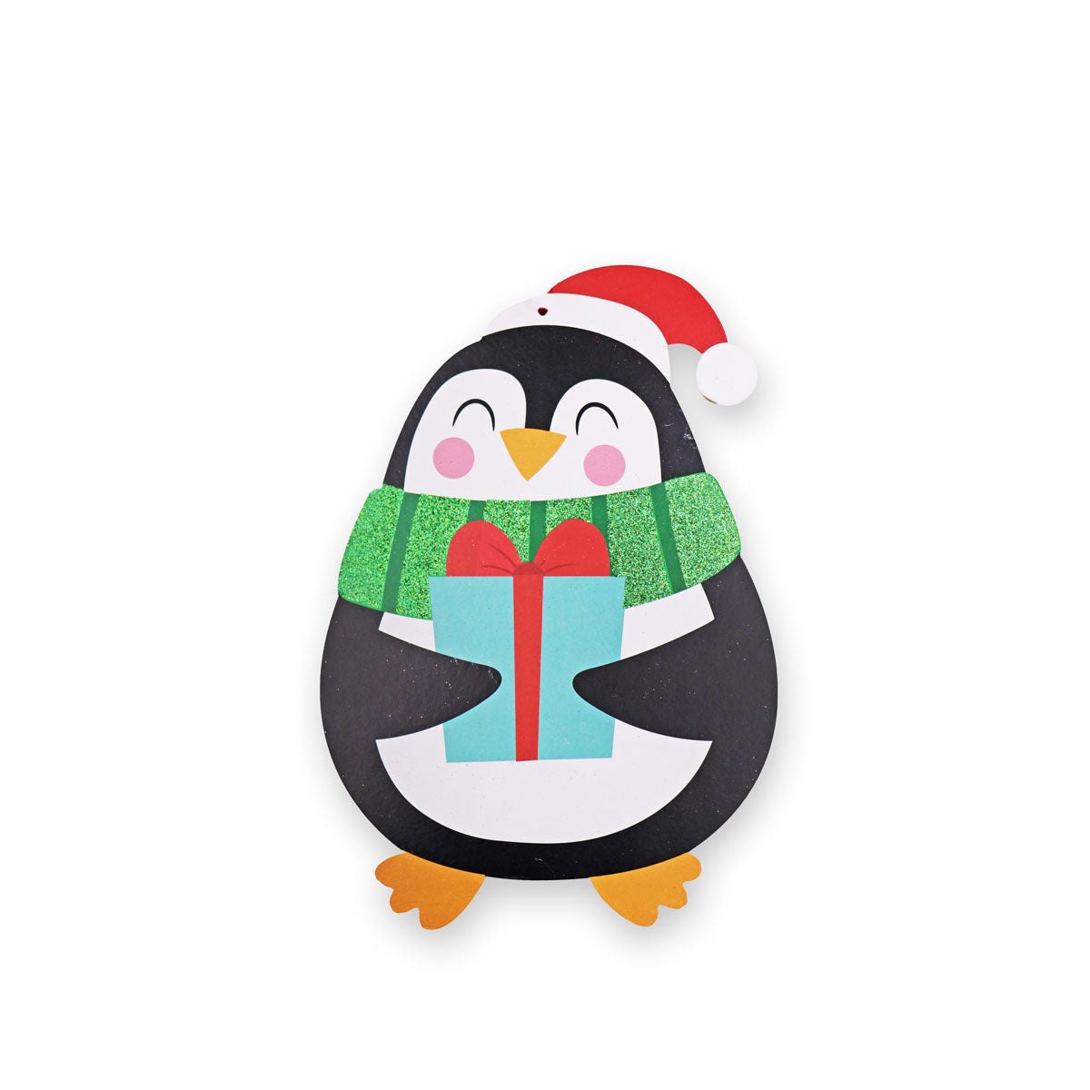 Pingüino de MDF para Decoración Navideña