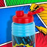 Botella de Plástico para Agua Diseño Spider Man color Azul 870ml.