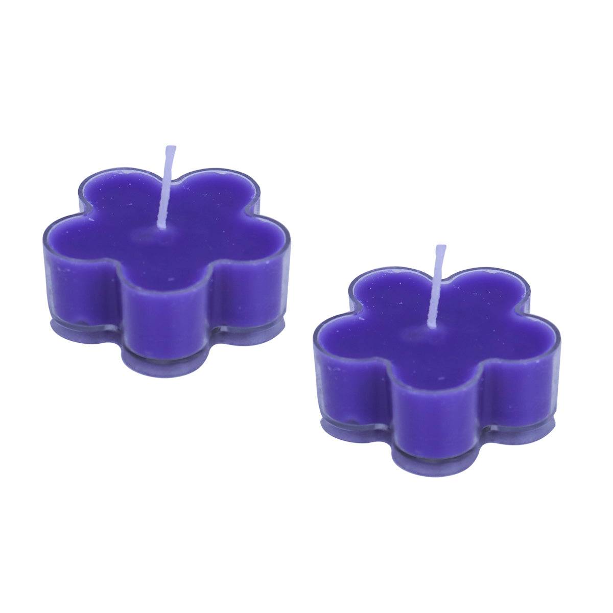 Paquete de 2 Velas en Forma de Flor